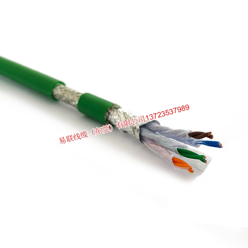 4*2*0.14 26awg 線徑6.5mm 高柔工業(yè)以太網(wǎng)電纜
